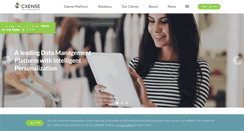 Desktop Screenshot of cxense.com